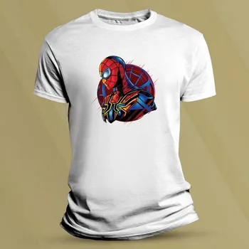 Chlapecké tričko Dětské tričko s potiskem Spider-Man Bílá velikost L