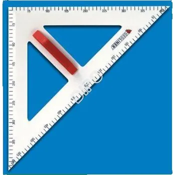 pravítka Trojúhelník 45 tabulový (plastový)