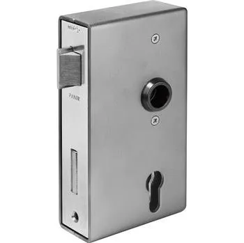 Dveřní kování AMF únikový zámek pro ocelové konstrukce 140P, E, box. 30mm, pravý