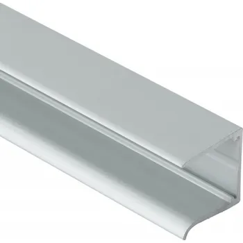 Stavební profil DU ALU-U elox 10 mm 6400 mm, stříbrná | cena za bm