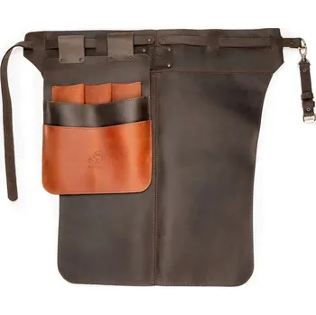 Pracovní zástěra BeaverCraft kožená zástěra se závěsem na opasek Work Apron & Tool Belt Pouch