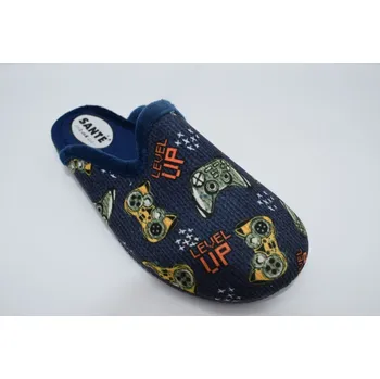 Dětská treková obuv SANTÉ chlapecký domácí pantofel AB/32541 AZUL Velikost: 20