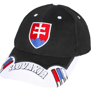 Kšiltovka Kšiltovka Slovensko 3D černá (Pánská i dámská čepice se slovenskými symboly)