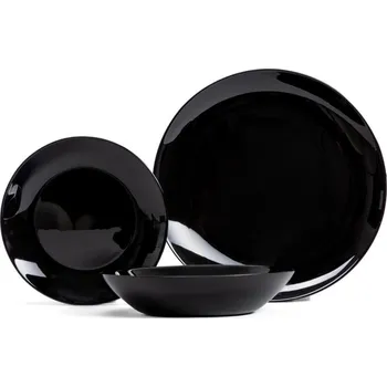 Talíř Capri 727634 18 ks černé