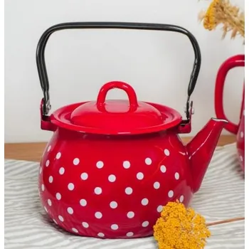 Konvice na čaj Červená s puntíky – Isabelle Rose