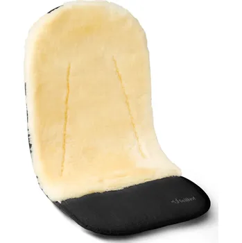 Kojenecká souprava Fellhof Vysoce kvalitní vložka do kočárku z jehněčí vlny merino Barva: černá