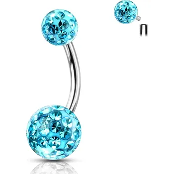Piercing Šperky4U Piercing do pupíku s vnitřním závitem - BS0003-Q