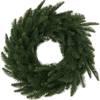 Vánoční dekorace J-line Umělý vánoční věnec Costo 40 cm zelený