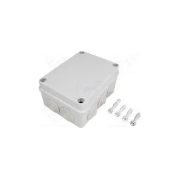 Elektroinstalační krabice Kryt propojovací krabice X 110mm Y 150mm Z 70mm IP65 šedá