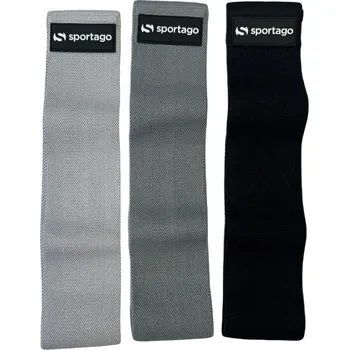 Sportago Hip Band set 3v1 textilních odporových gum
