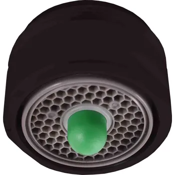 Vodovodní baterie Perlátor spořící ECO PUSH - 11/5 litrů/1 min., M24x1, Neoperl , Černá matná MA0034CMAT, RAV Slezák