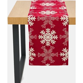 ubrus Bavlněný běhoun Medicine vínová barva RW25-ORU806 93X