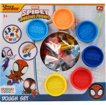Modelovací hmota Spidey & jeho úžasní přátelé - OKIDOKI DOUGH - plastelína tvary