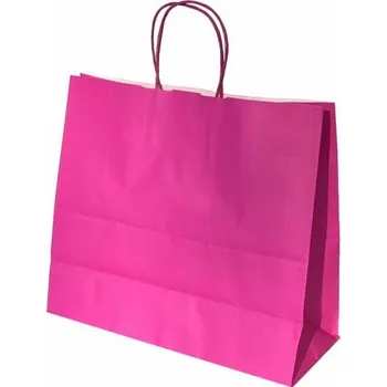 Nákupní taška Papírová taška magenta 320×130×280 mm
