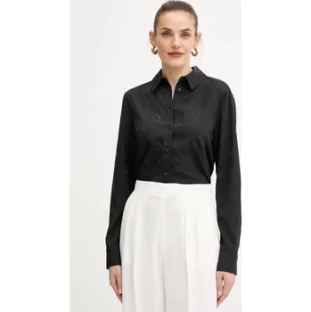 Pánská košile Košile Guess W5BH80.W2982 černá 99X, vel. XS