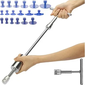 Sada nářadí Sada na odstranění důlků z karoserie – PDR nářadí se setrvačným kladivem a nástavci