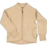 Dětská merino fleece mikina ze 100 % merino vlny Geggamoja - béžová Velikost: 122/128