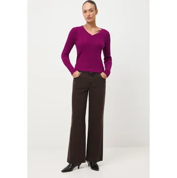 Dámský svetr Svetr z merino vlny Medicine dámský, růžová barva RW25-SWD813 43X, vel. S