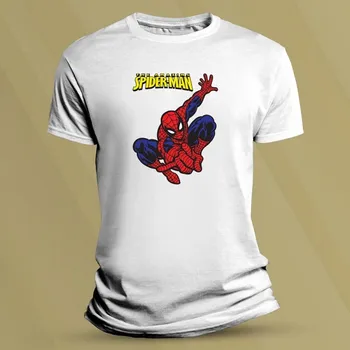 Dětské bavlněné tričko Spider-Man 4 Bílá velikost 128 (7-8 let)