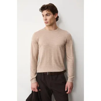 Pánský svetr Svetr z merino vlny Medicine RW25-SWM701 béžová 08M, vel. XL