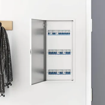 Obklad Přístupový panel Bílá 63 x 33 x 3 cm Ocel IM_42010256