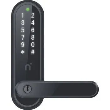 Zámek na kolo Inteligentní elektronický zámek Nimly Indoor Black, pro vnitřní dvěře, černá
