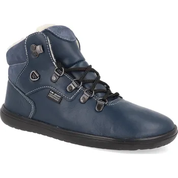 Dámská zimní obuv Barefoot dámské zimní boty Jampi - Leila modré s vlnou Velikost: 39