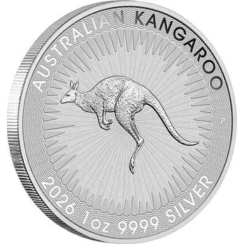 Stříbrná mince 1 AUD Australian Kangaroo (Klokan rudý) 1 Oz 2026