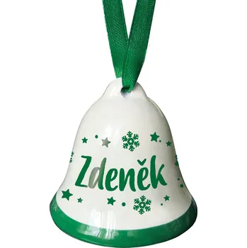 Bytová dekorace Nekupto Vánoční zvonek se jménem - Zdeněk