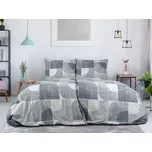 B.E.S. - Petrovice, s.r.o. Bavlněné flanelové povlečení české výroby - Nordic Grey