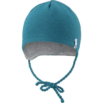 Čepice Little Angel Čepice pletená zavazovací LA Outlast ® Barva: modrá, Velikost: 1 | 36-38 cm