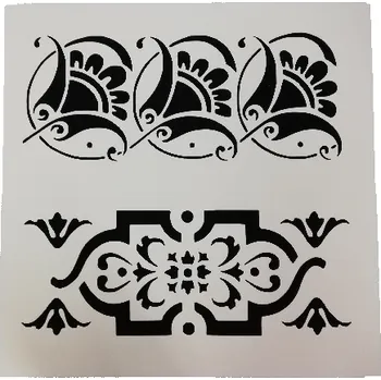 Šablona plastová pro kreativní tvoření - 30 x 30 - AB013