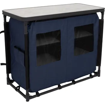 kempingová skříňka Kuchyňský stůl Bo-Camp Hubbard Barva: tmavě modrá