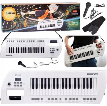 Hudební nástroj pro děti Big Fun BF-3769 elektrické piano s popruhem za krk