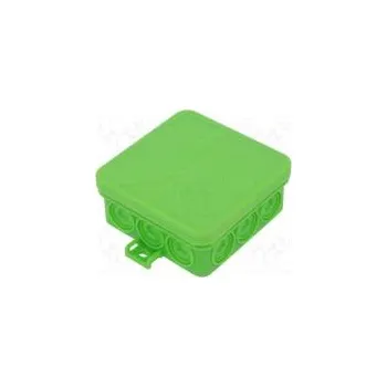 Elektroinstalační krabice Kryt propojovací krabice X 85mm Y 85mm Z 37mm na stěnu IP55