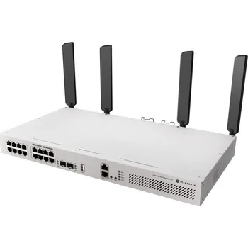 Routerboard MikroTik CRS418-8P-8G-2S+5axQ2axQ-RM 4x4 MIMO WiFi6 16-portový Gigabit Cloud Router Switch