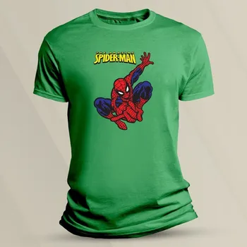 Chlapecké tričko Dětské bavlněné tričko Spider-Man 4 velikost 128 Zelená