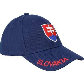 Kšiltovka Kšiltovka Slovensko tmavě modrá (Čepice s kšiltem s nápisem Slovakia)