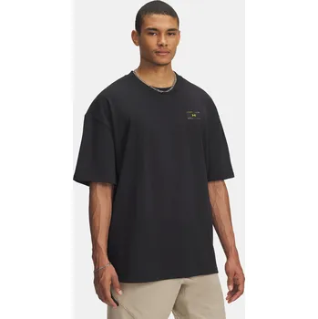 Pánské tričko Pánské tričko Under Armour UA HWT WOVEN LABEL SS-BLK 6005668-001 Černá 3XL