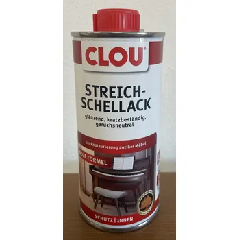 Clou STREICH- SCHELLACK (Šelakový lak natur) 250ml