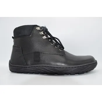 Dámská zdravotní obuv HILBY 1262 D45-01N dámská kotníková barefoot obuv černá Velikost: 38