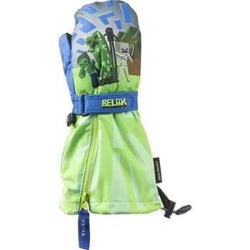 Sportovní chránič Zimní rukavice Relax DUMBO RR33A, zelená/modrá Velikost: 4Y