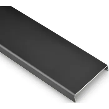 Stavební profil T-plastics Vrchní krycí profil Exclusive 4500 mm x 60 mm, antracit | cena za ks