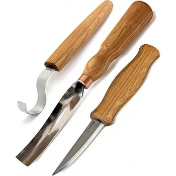 Pracovní nůž BeaverCraft řezbářská sada Spoon Carving Set with Gouge