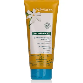 Čistící gel Klorane Polysianes After-Sun Shower Shampoo 200 ml