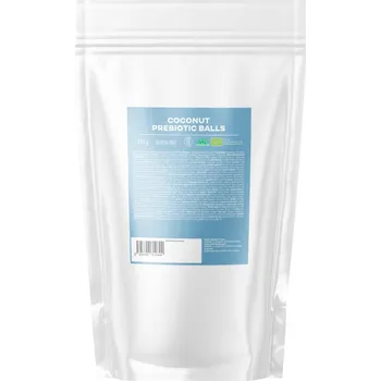 BrainMax Pure BrainMax Pure® Prebiotic Balls Coconut, Prebiotické kuličky, Kokos, BIO, 8 ks *CZ-BIO-001 certifikát