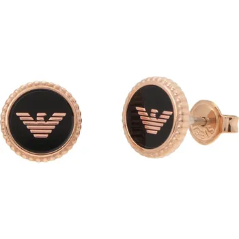 Náušnice Emporio Armani Luxusní bronzové náušnice s logem EGS2534221 + 2 měsíce na vrácení zboží