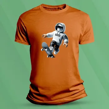 Chlapecké tričko Dětské bavlněné tričko Roblox skin 2 velikost 116 (5-6 let) Oranžová