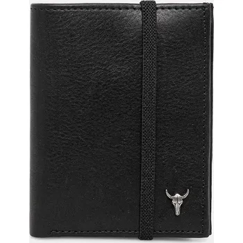 Peněženka Kožená peněženka Medicine pánská, černá barva RW25-PFM800 99X, vel. ONE SIZE