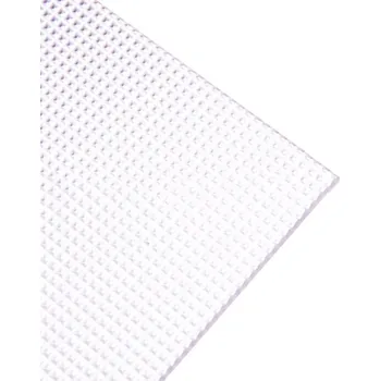 Plexisklo Evonik Plexisklo Plexiglas Z Plexisklo Plexiglas struktura Z pyramida Kód barvy: 0A000 Z, Šířka: 1650, Délka: 3050, Hmotnost: 17.9 | cena za m²